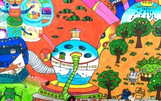 幼儿科技绘画作品 33张科技与传承 科技科幻绘画获奖素材