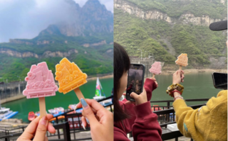 洛阳科技创业 建筑设计师在洛阳创业卖文创冰淇淋走红 逼真的牡丹造型让年轻人“种草”，成逛古都，游龙门的CP组合